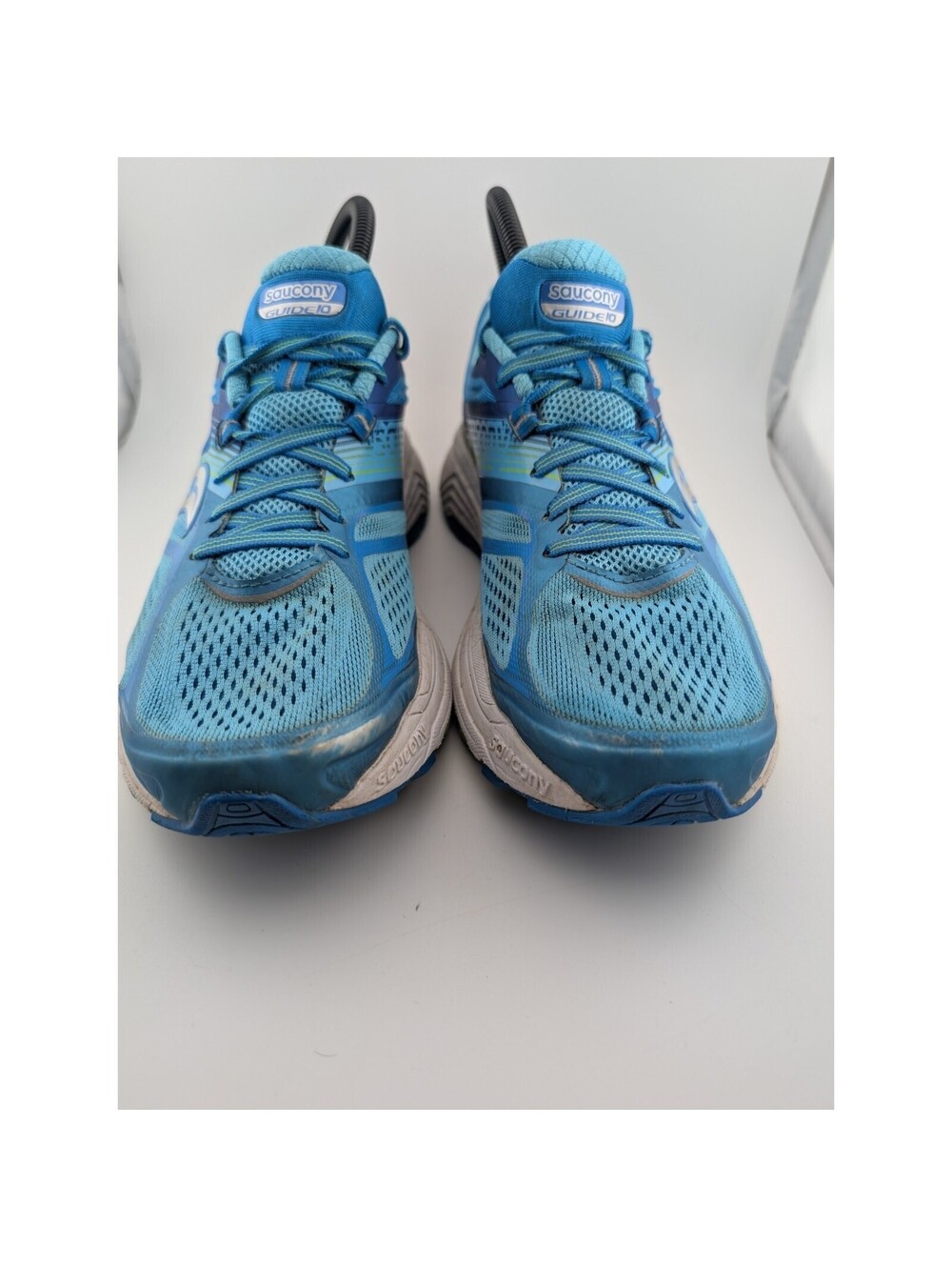 Saucony Guide Women's Size 8.5 Blue Sneakers Running Shoes Silver - Picture 2 of 9